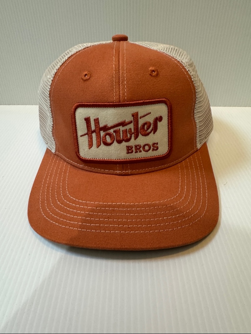 Howler Brothers Orange and Cream Trucker Hat